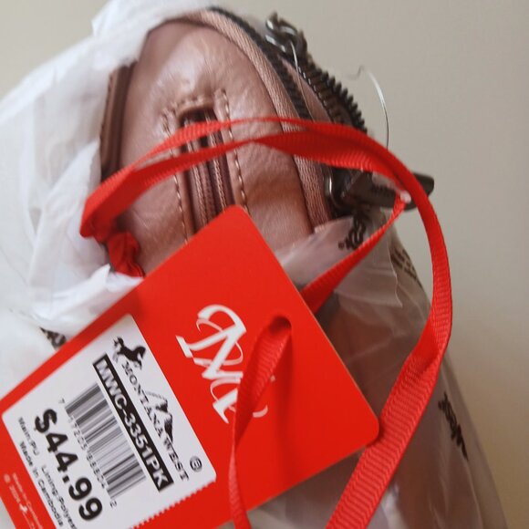 NWT Montana West Mauve Pink Crossbody Retails $49 - Picture 5 of 6